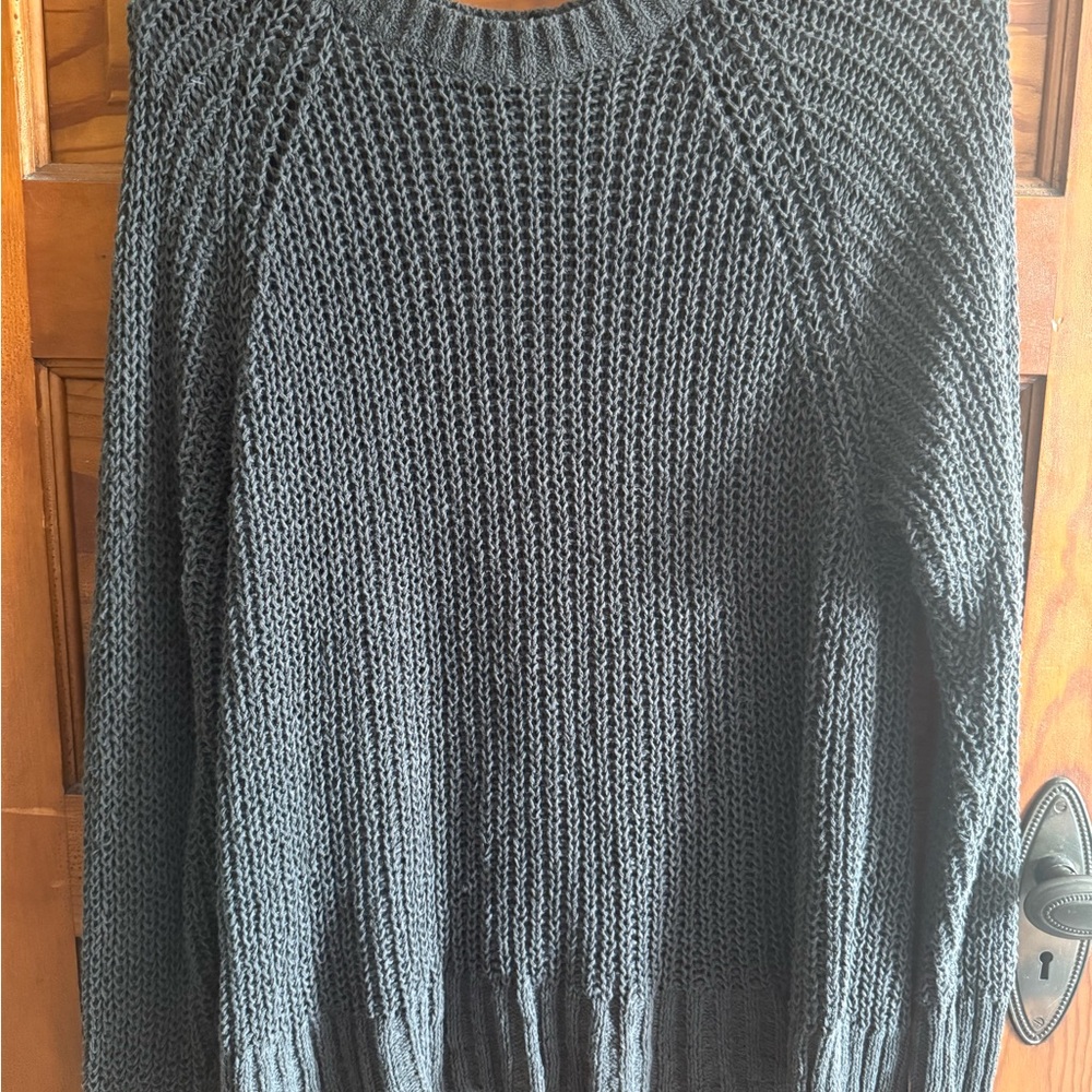 Aerie Charcoal Knit Sweater